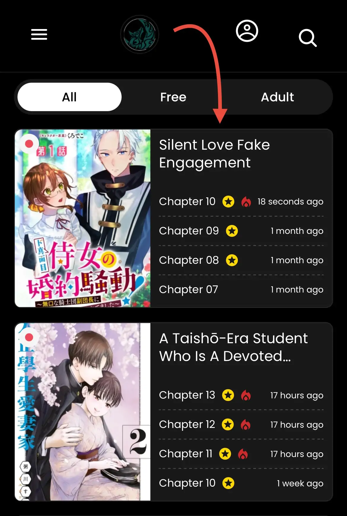 Silent love fake engagement Chapter 5 - page 1