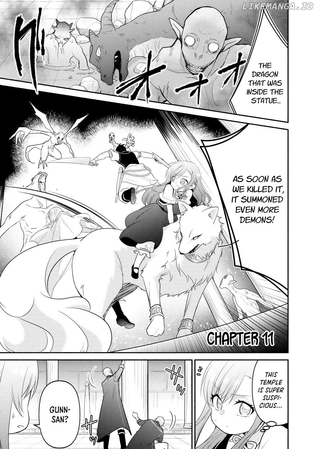 The Reincarnated Little Girl Lives With Divine Beast, Prince, and Mercenaries of Tough Guys (Official) Chapter 11 - page 1