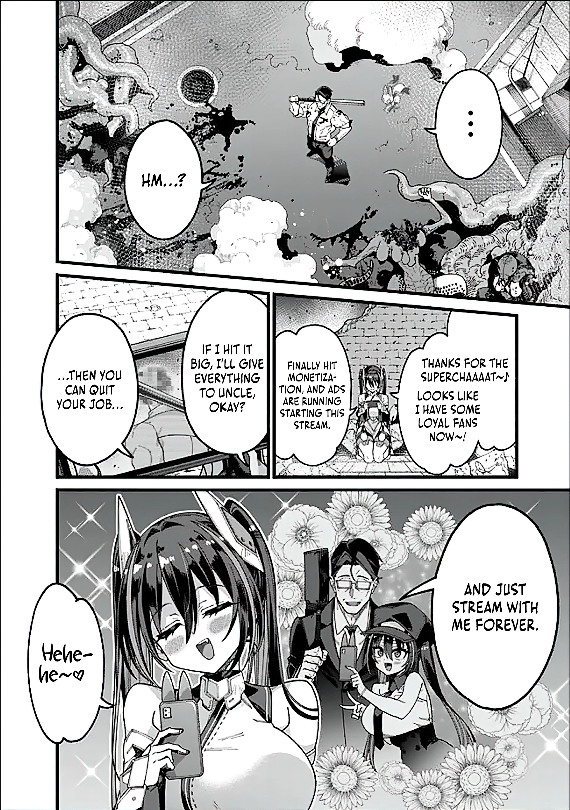 Jimi na Ojisan, Jitsu wa Eiyu Datta. -Jikaku ga Nai mama Muso Shitetara, Mei no Dungeon Haishin de Sarasareteta yo desu Chapter 11 - page 10