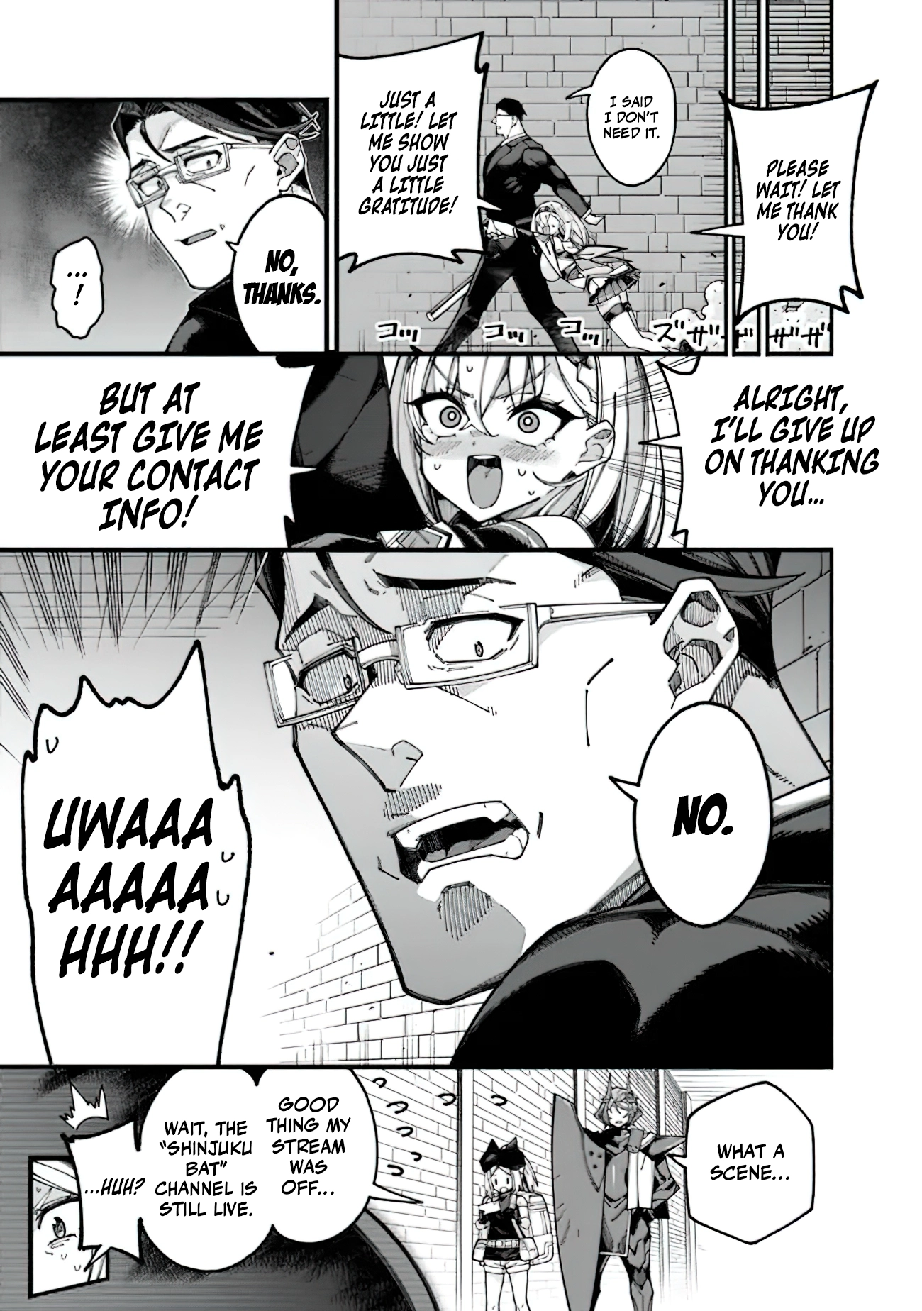 Jimi na Ojisan, Jitsu wa Eiyu Datta. -Jikaku ga Nai mama Muso Shitetara, Mei no Dungeon Haishin de Sarasareteta yo desu Chapter 6 - page 3
