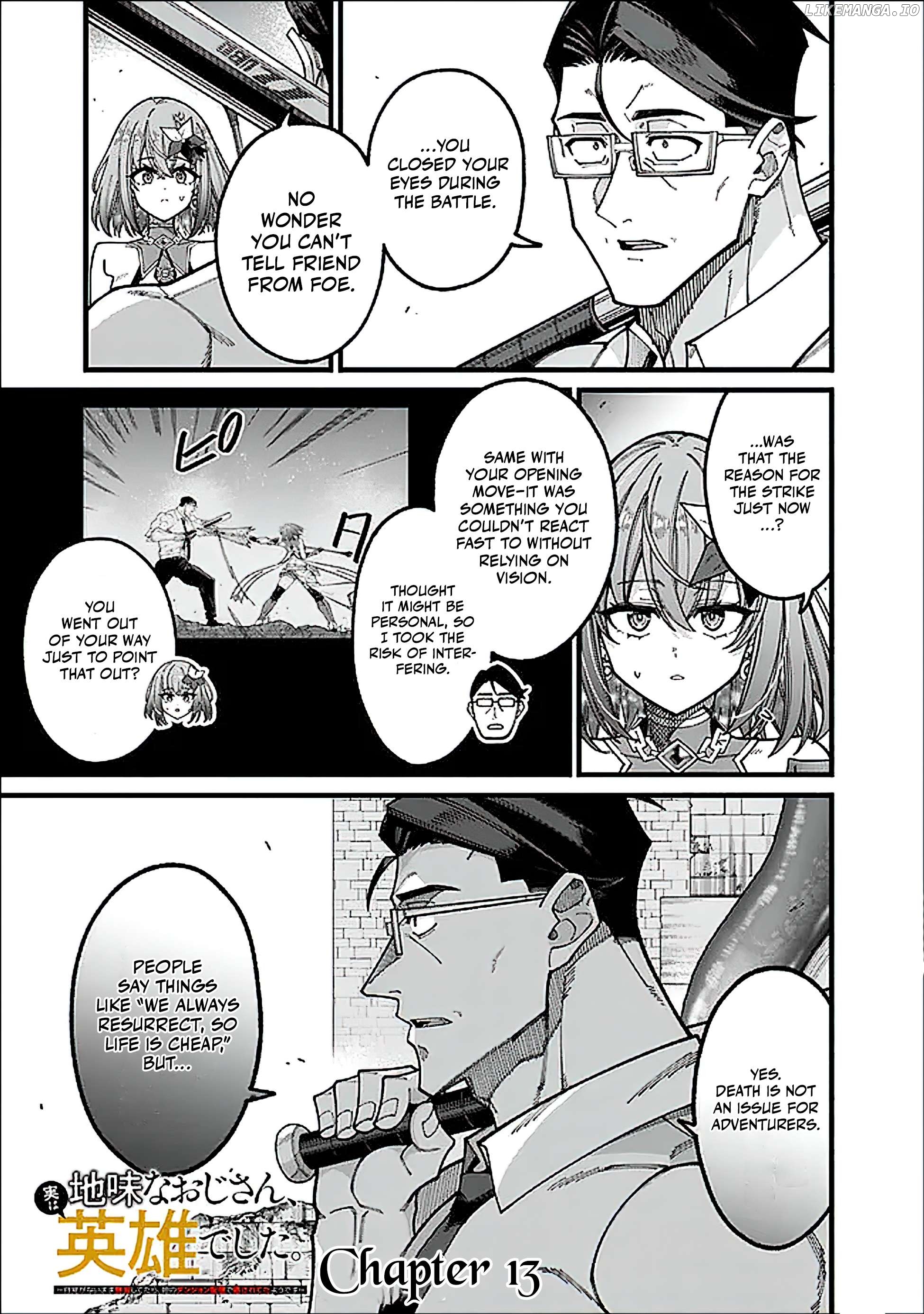 Jimi na Ojisan, Jitsu wa Eiyu Datta. -Jikaku ga Nai mama Muso Shitetara, Mei no Dungeon Haishin de Sarasareteta yo desu Chapter 13 - page 2
