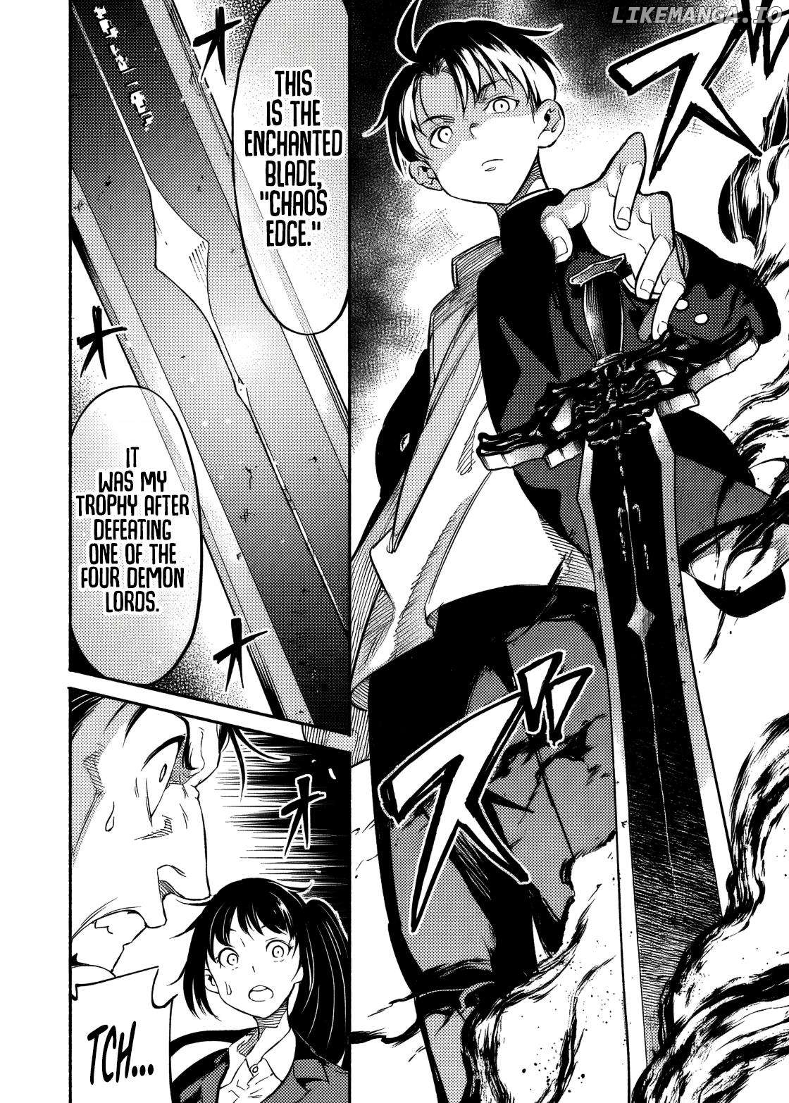 Isekai kara kikan shitara chikyuu mo kanari fantajiu deshita. Ato, makeheroin-domo kocchi minna. Chapter 2.1 - page 13