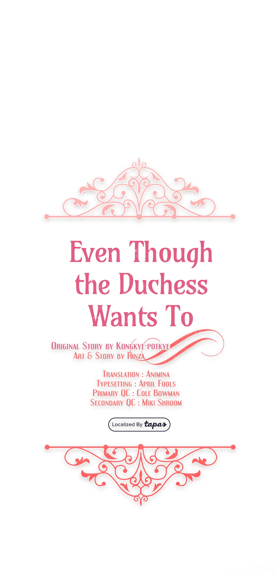 Even Though the Duchess Wants To Chapter 34 - page 8