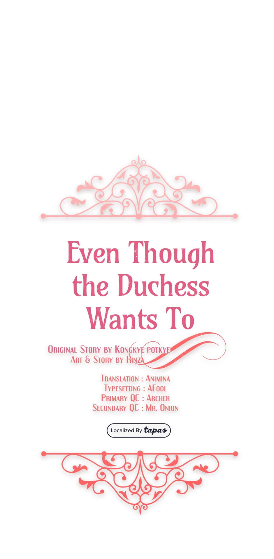 Even Though the Duchess Wants To Chapter 35 - page 1