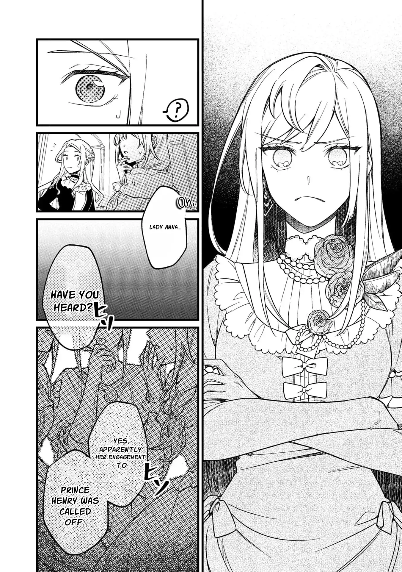Akuyaku Reijou no Igai na Nouryoku ~Shinitakunai no de Cheat Skill "Shiru Chikara" wo Tsukatte Subete no Hametsu Flag wo Kaihisasete Itadakimasu~ Chapter 1 - page 23