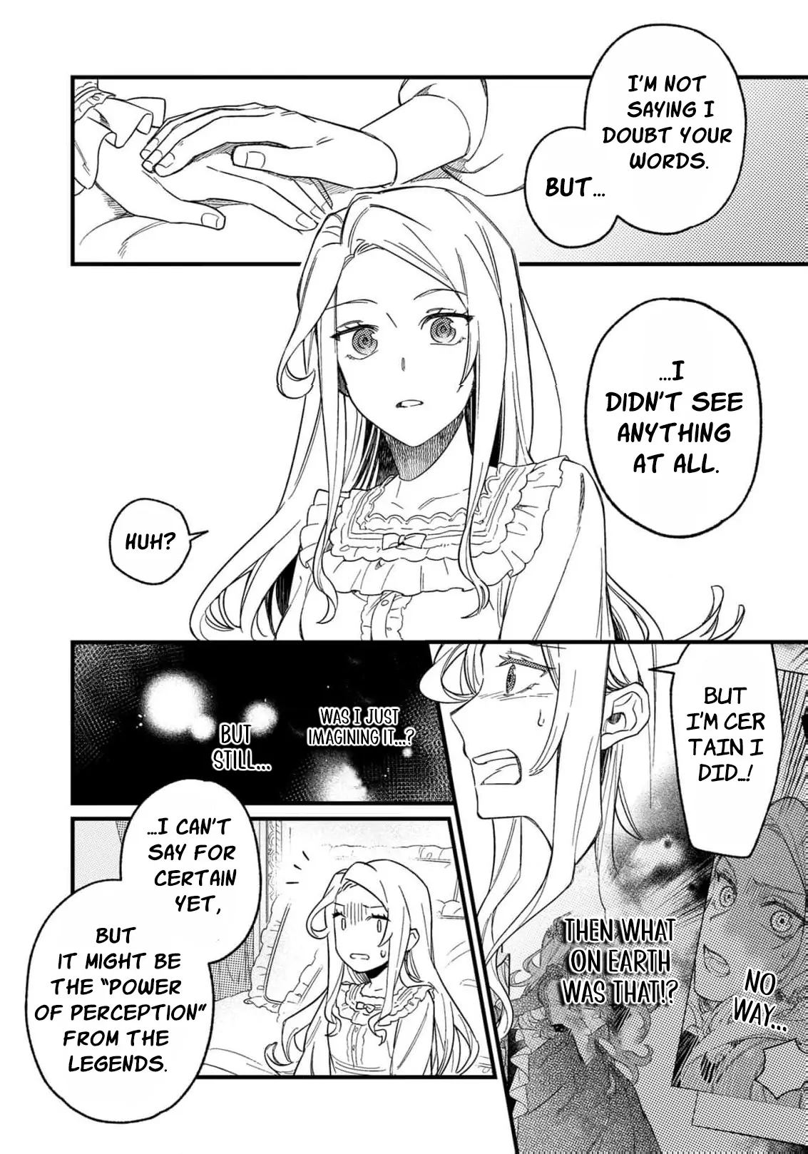 Akuyaku Reijou no Igai na Nouryoku ~Shinitakunai no de Cheat Skill "Shiru Chikara" wo Tsukatte Subete no Hametsu Flag wo Kaihisasete Itadakimasu~ Chapter 1 - page 41