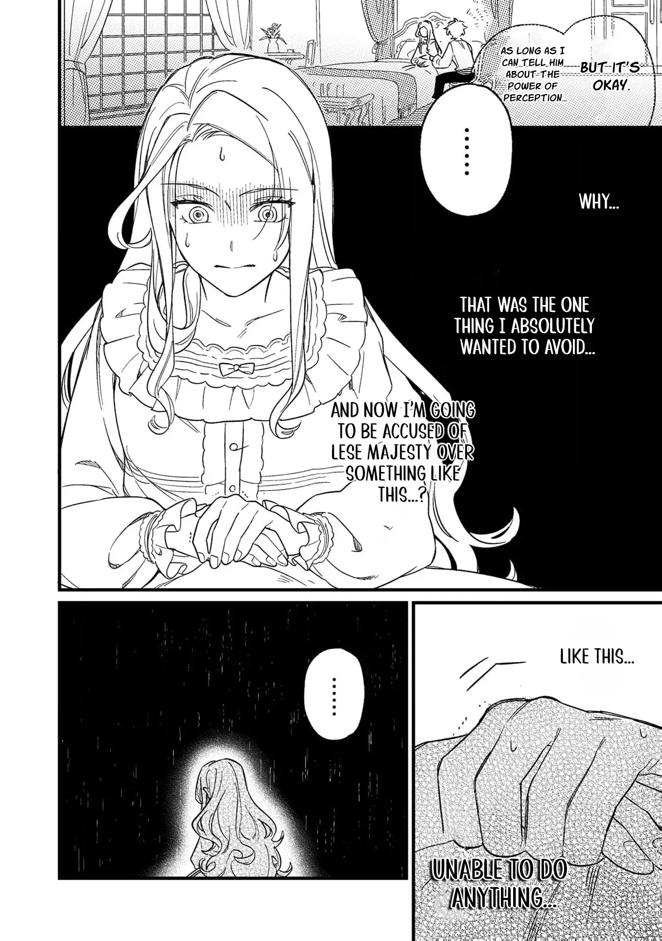 Akuyaku Reijou no Igai na Nouryoku ~Shinitakunai no de Cheat Skill "Shiru Chikara" wo Tsukatte Subete no Hametsu Flag wo Kaihisasete Itadakimasu~ Chapter 1 - page 45