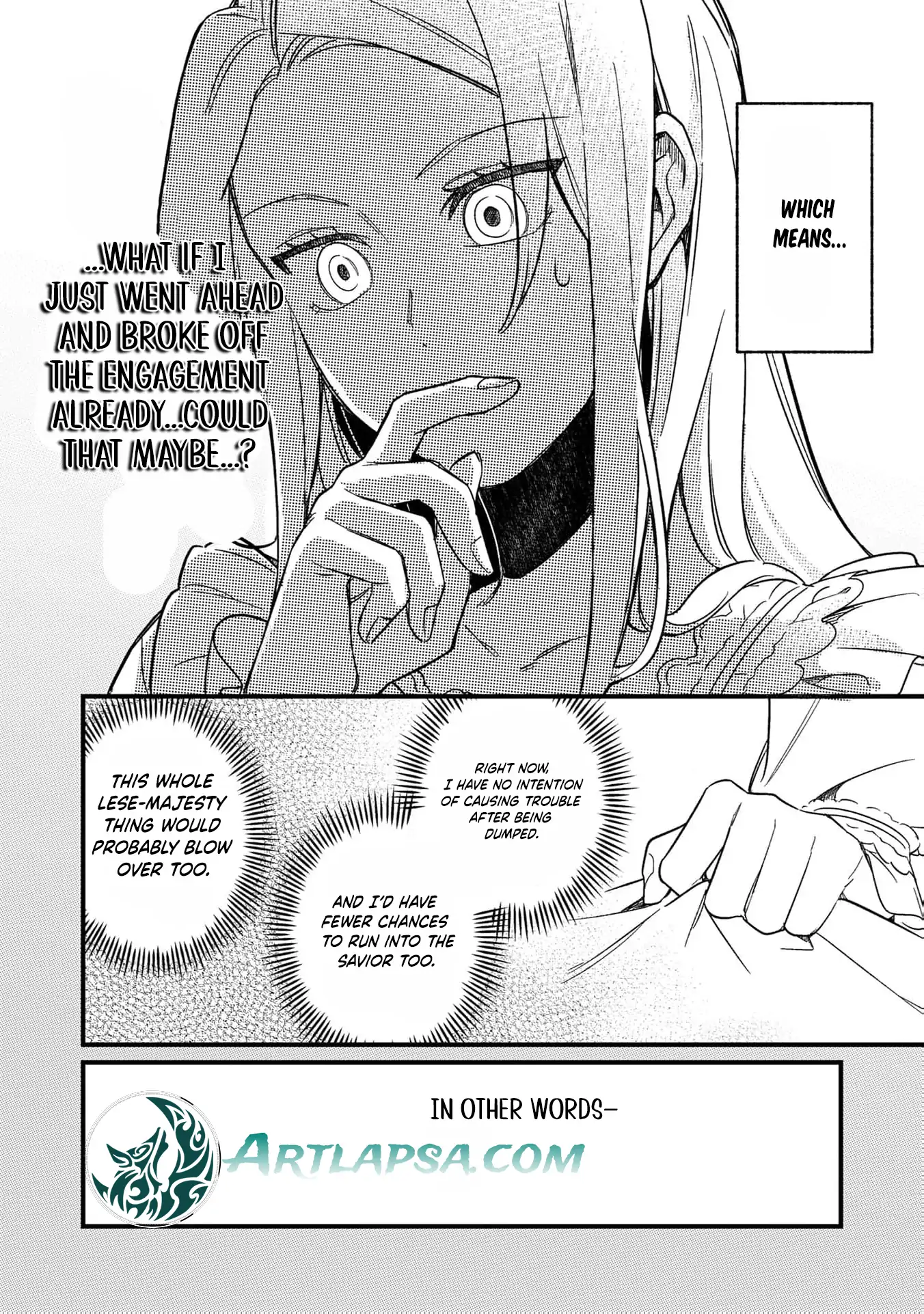Akuyaku Reijou no Igai na Nouryoku ~Shinitakunai no de Cheat Skill "Shiru Chikara" wo Tsukatte Subete no Hametsu Flag wo Kaihisasete Itadakimasu~ Chapter 1 - page 47