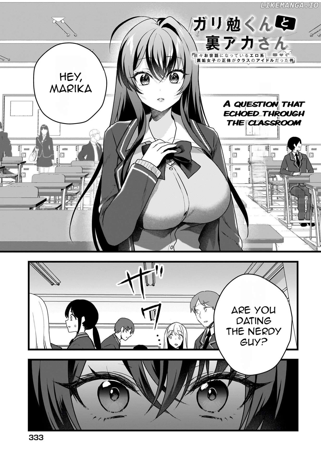 Gari Tsutomu-kun to Uraaka-san - Sanzan Osewa ni Natteiru Ero-kei Uraaka Joshi no Shoutai ga Kurasu no Idol Datta Ken Chapter 4 - page 2