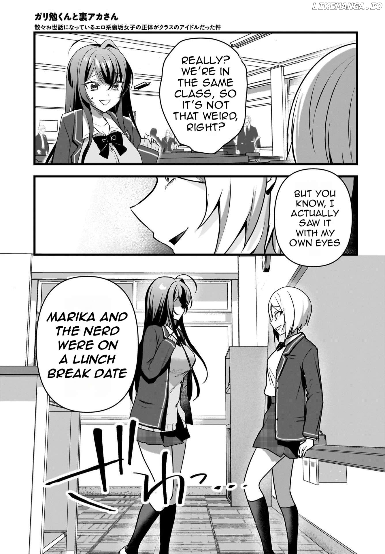 Gari Tsutomu-kun to Uraaka-san - Sanzan Osewa ni Natteiru Ero-kei Uraaka Joshi no Shoutai ga Kurasu no Idol Datta Ken Chapter 4 - page 6