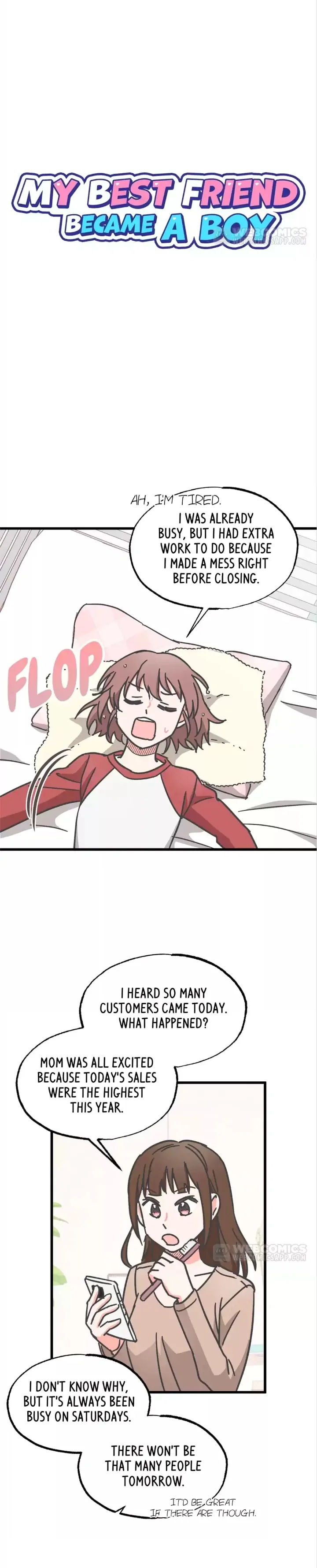 One Day, My Best Friend Turned into a Man Chapter 18 - page 1