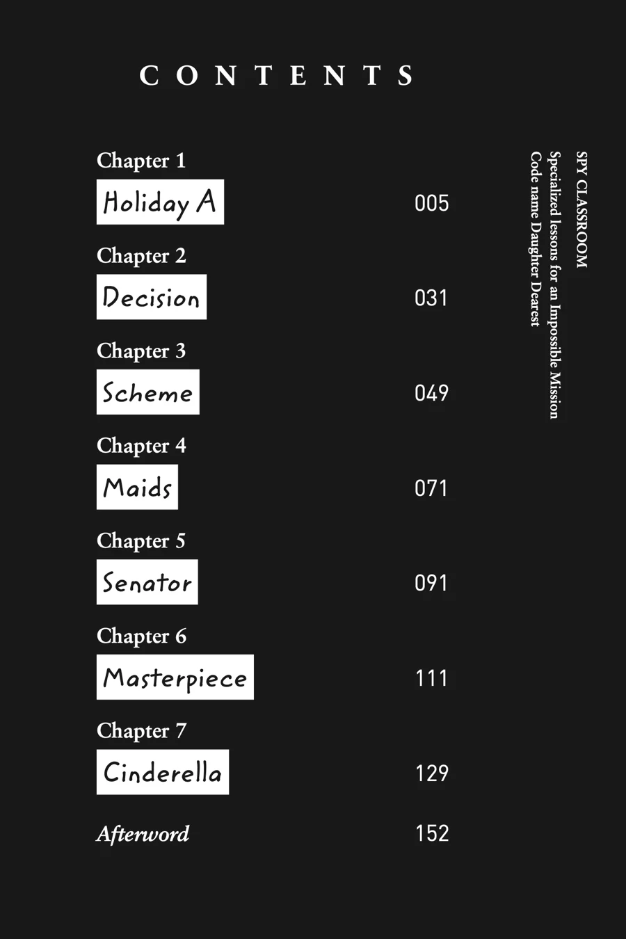 Spy Classroom 2nd Period: Daughter Dearest Chapter 1 - page 4