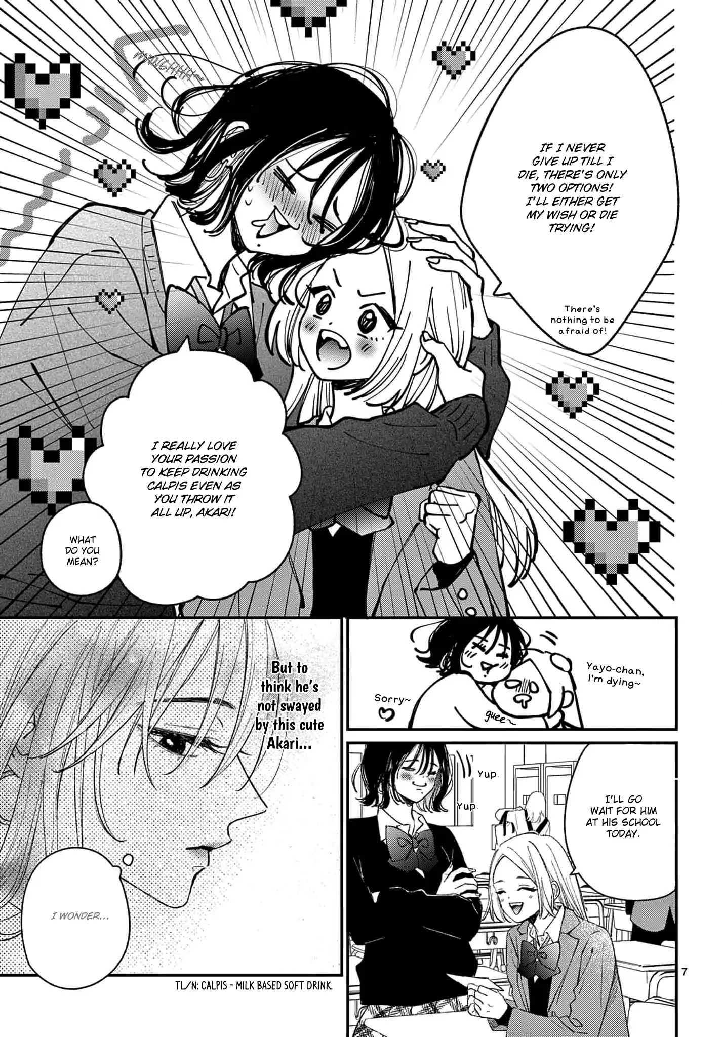 Suki tte ienakute shinu! Chapter 3 - page 7