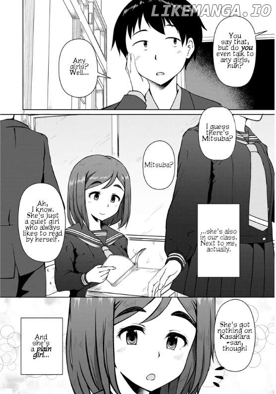 Jimiko na Mitsuba-san ga Boku wo Yuuwaku Suru Chapter 1 - page 2