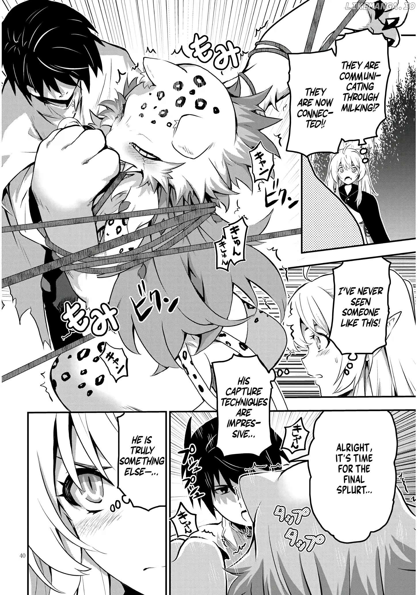 Milk-shibori Hunter no Isekai Sakunyuuki ~Nouka no Saenai Otoko ga Arayuru Shuzoku no Chiku-B o Moteasobi-toriko ni Suru~ Chapter 1.2 - page 18