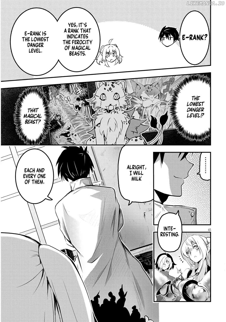 Milk-shibori Hunter no Isekai Sakunyuuki ~Nouka no Saenai Otoko ga Arayuru Shuzoku no Chiku-B o Moteasobi-toriko ni Suru~ Chapter 1.2 - page 23