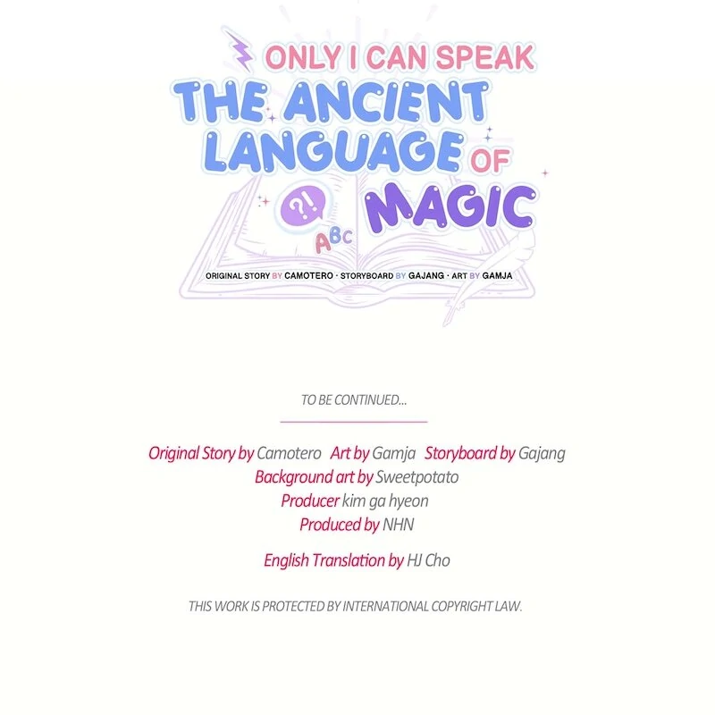 Only I Can Speak the Ancient Language of Magic Chapter 109 - page 62