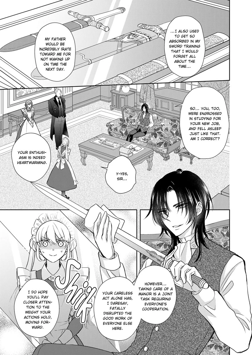 I Reincarnated as the Daughter of an Aristocrat, but Became a Maid for an Assassin Instead: And Apparently I Have a Death Flag Already Chapter 2 - page 3