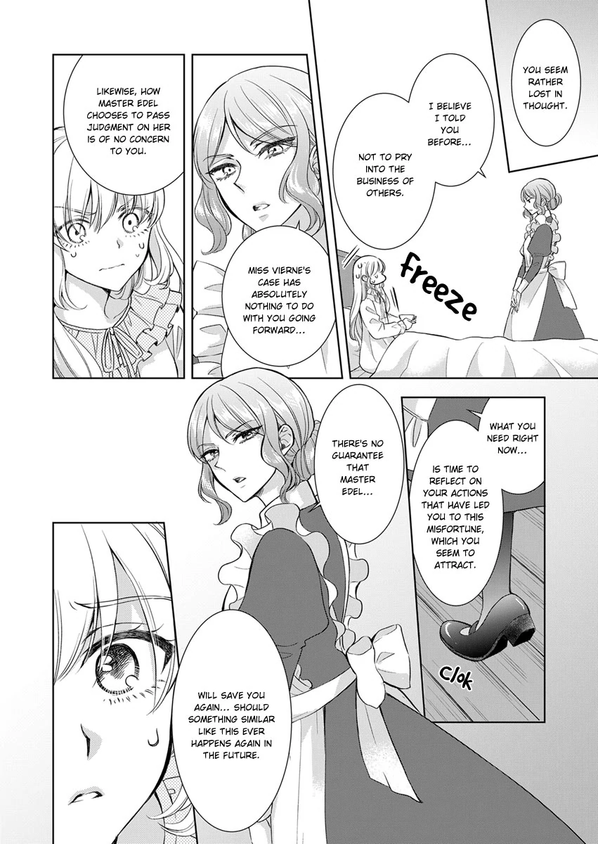 I Reincarnated as the Daughter of an Aristocrat, but Became a Maid for an Assassin Instead: And Apparently I Have a Death Flag Already Chapter 3 - page 12