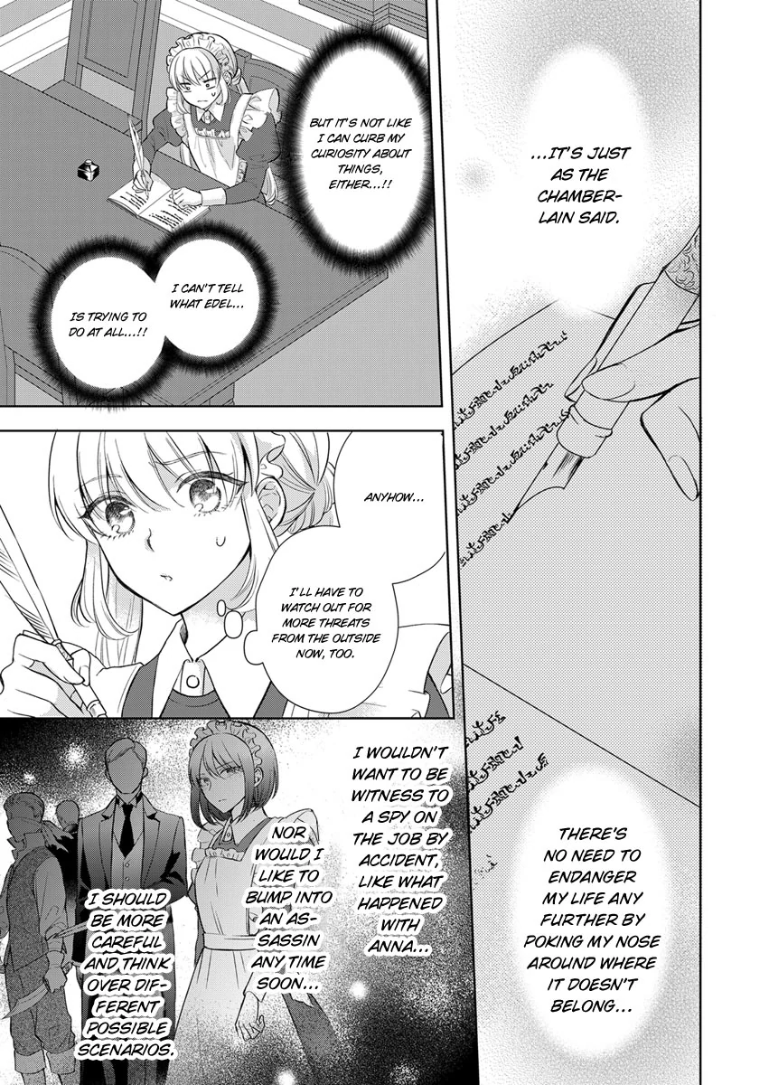 I Reincarnated as the Daughter of an Aristocrat, but Became a Maid for an Assassin Instead: And Apparently I Have a Death Flag Already Chapter 3 - page 13