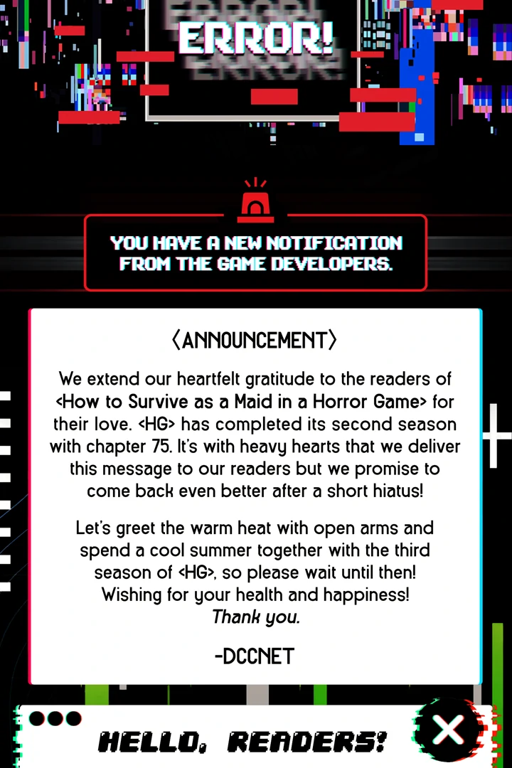 How to Survive as a Maid in a Horror Game Chapter 75 - page 98