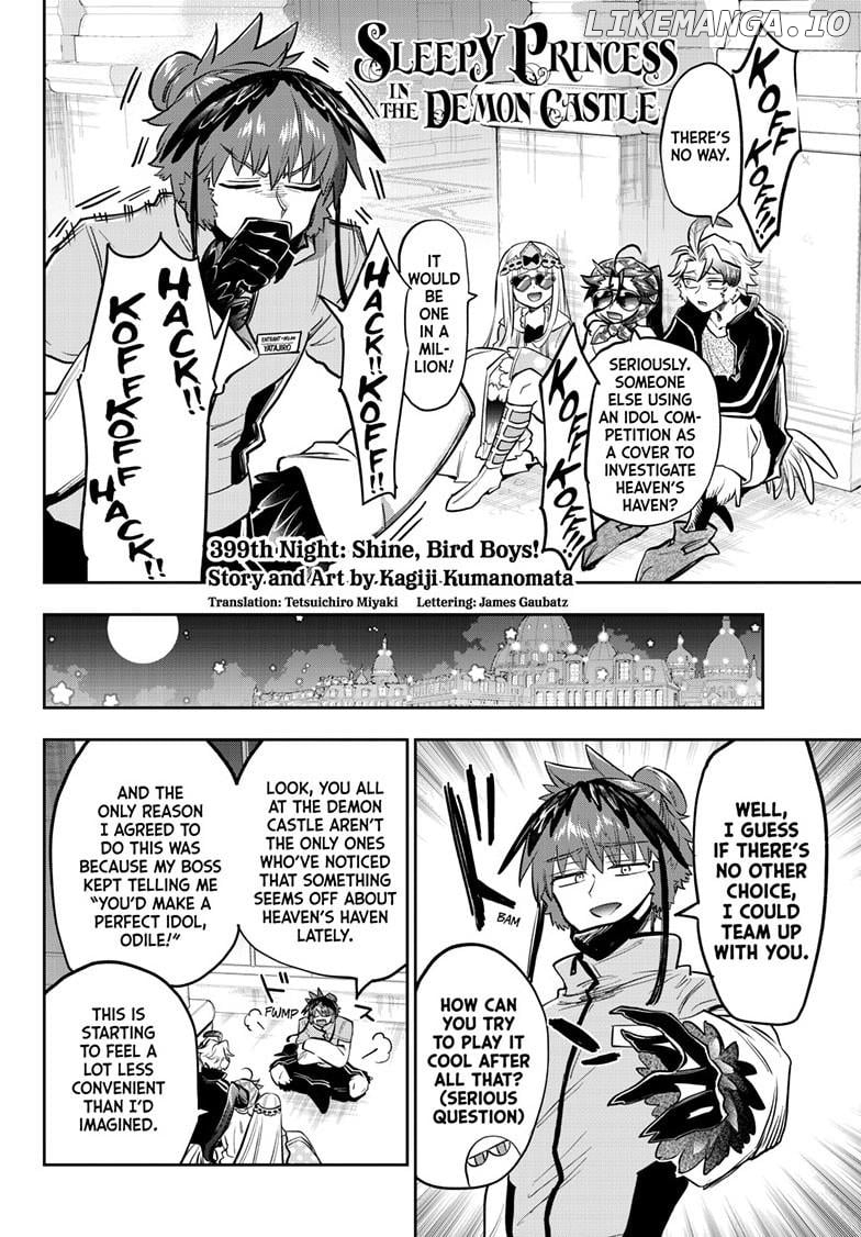 Maou-jou de Oyasumi Chapter 399 - page 2