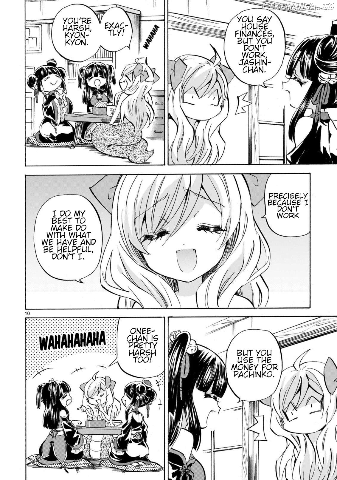 Jashin-chan Dropkick Chapter 277 - page 10