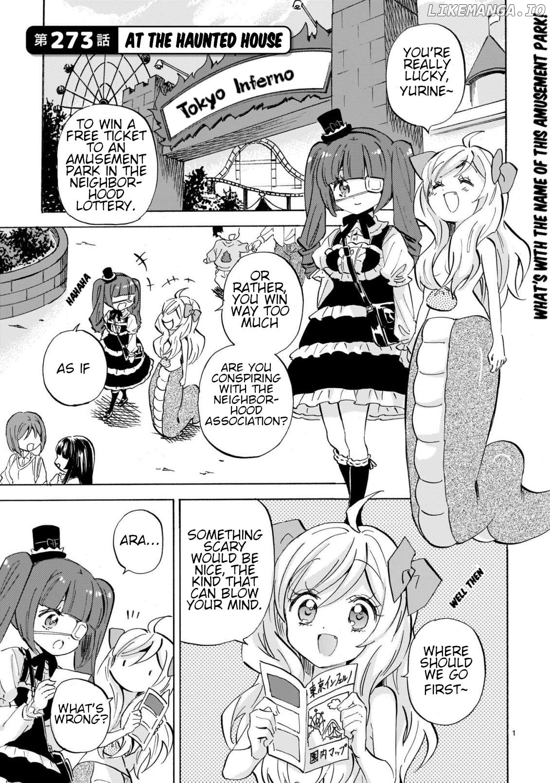 Jashin-chan Dropkick Chapter 278 - page 1