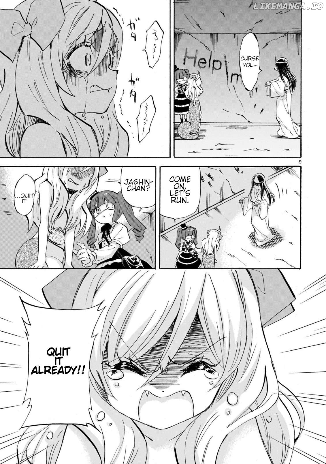 Jashin-chan Dropkick Chapter 278 - page 9