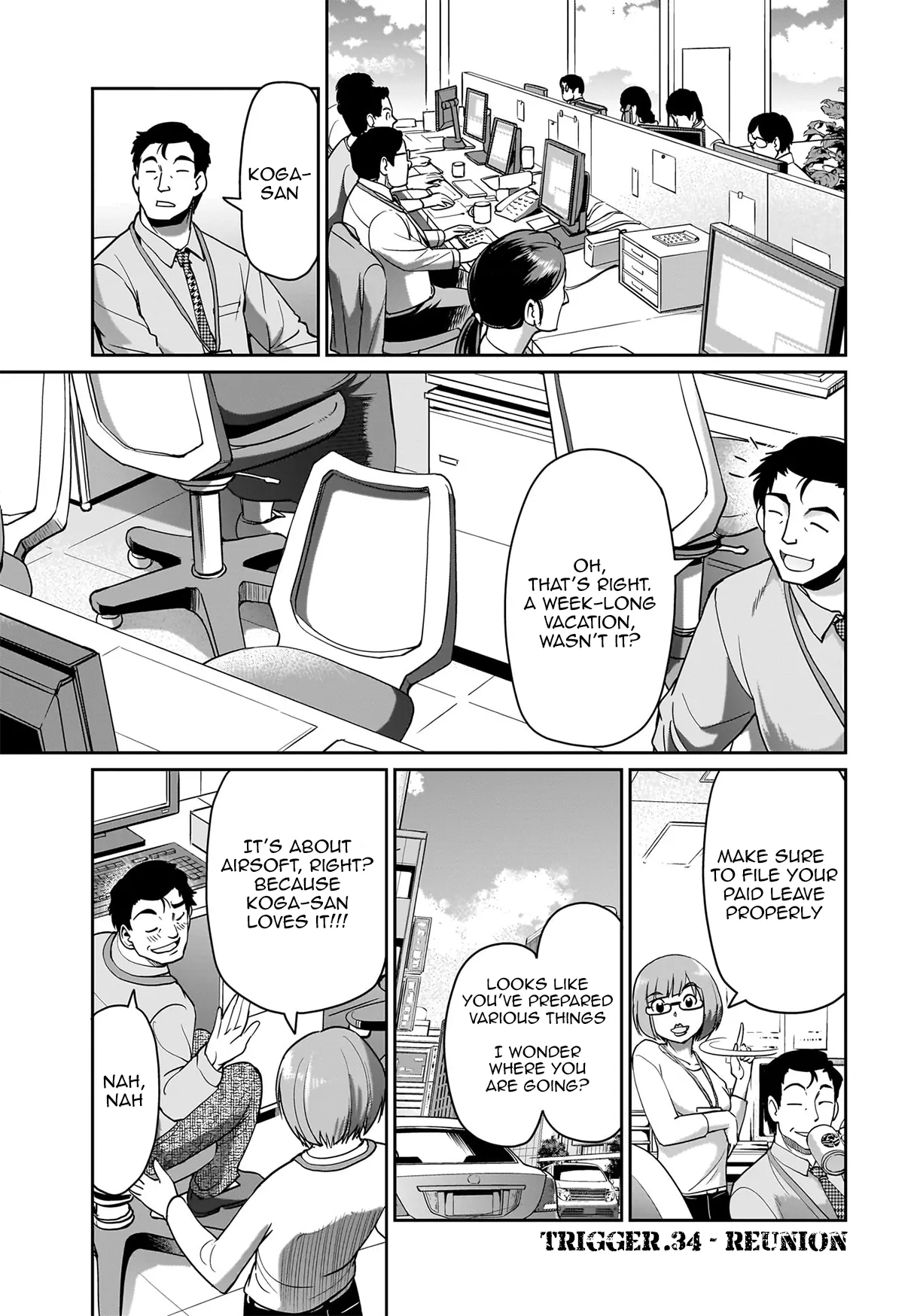 Isekai Shokan Ojisan No Ju Muso Life Sabage Suki Salary Man Ha Kaisha Owari Ni Isekai He Chokuki Suru Chapter 34 - page 2