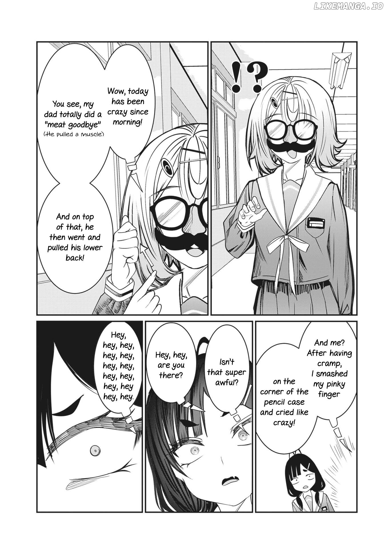 Kimi wa Yakamashi Tojite yo Kuchi wo! Chapter 48.1 - page 2