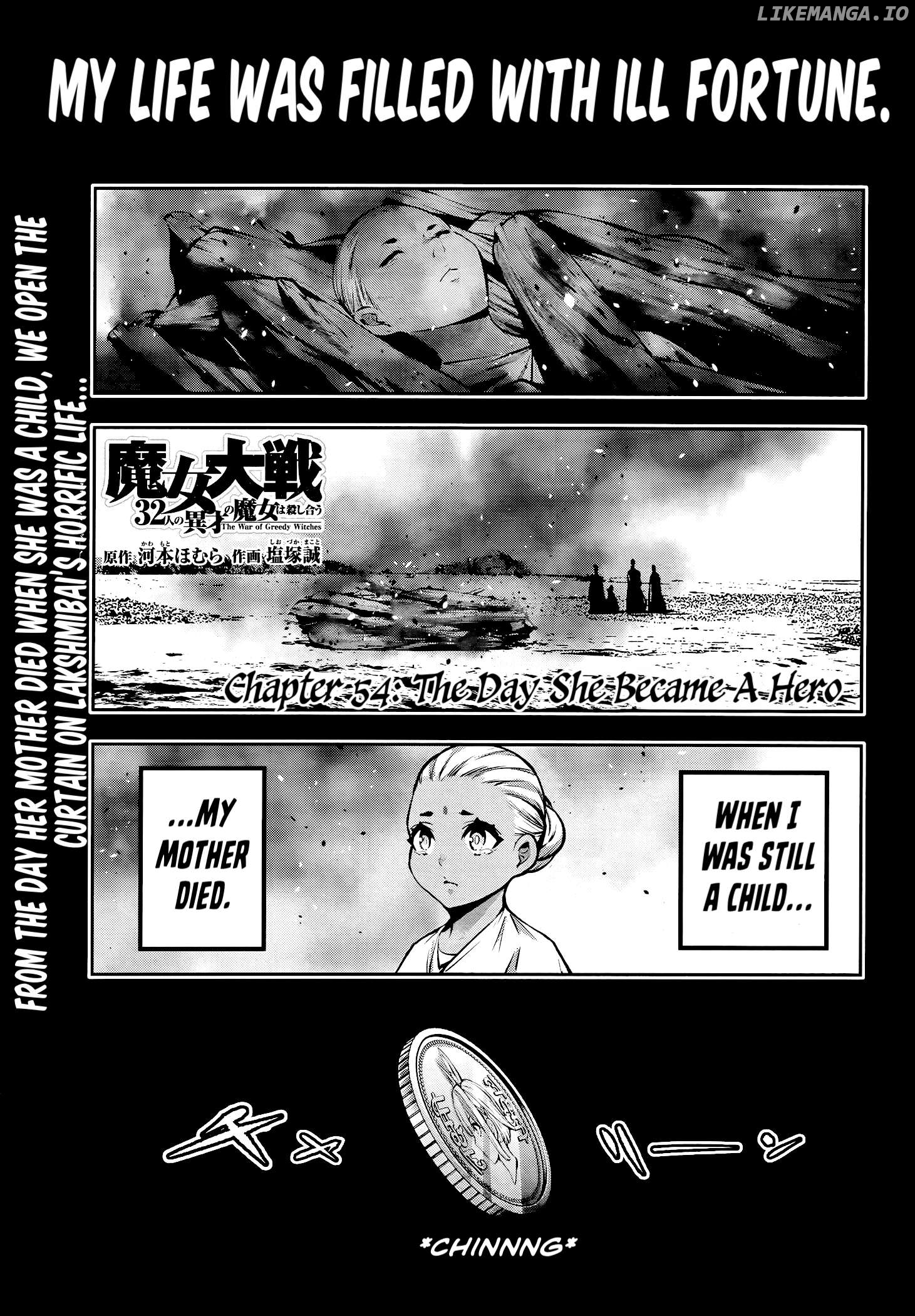 Majo Taisen - The War of Greedy Witches Chapter 54 - page 1