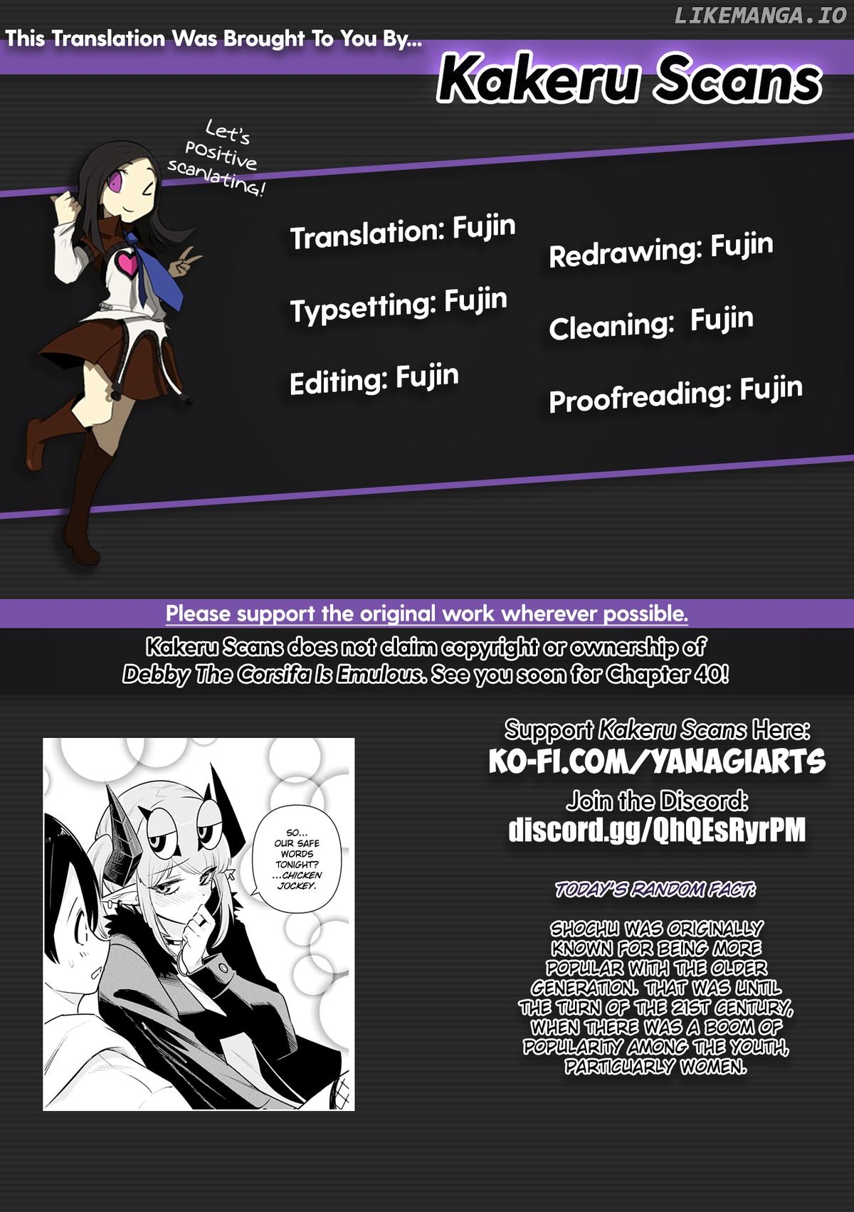 Debby The Corsifa Is Emulous Chapter 39 - page 16