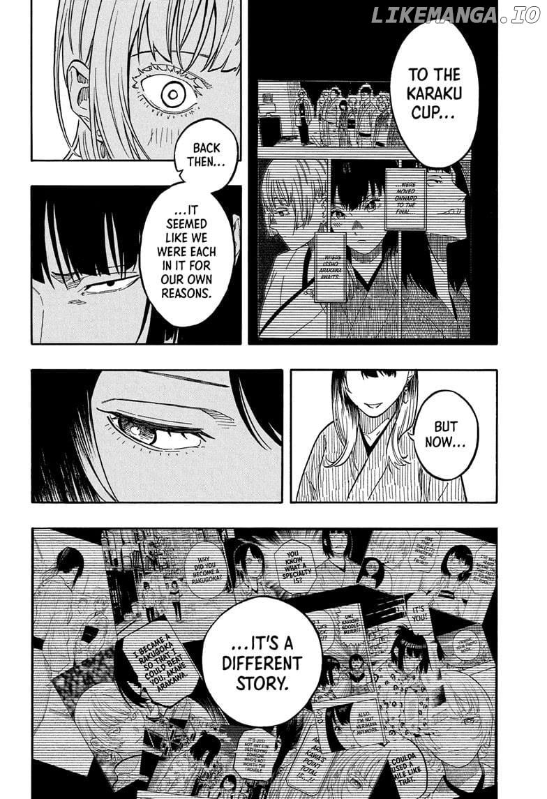 Akane Banashi Chapter 159 - page 18