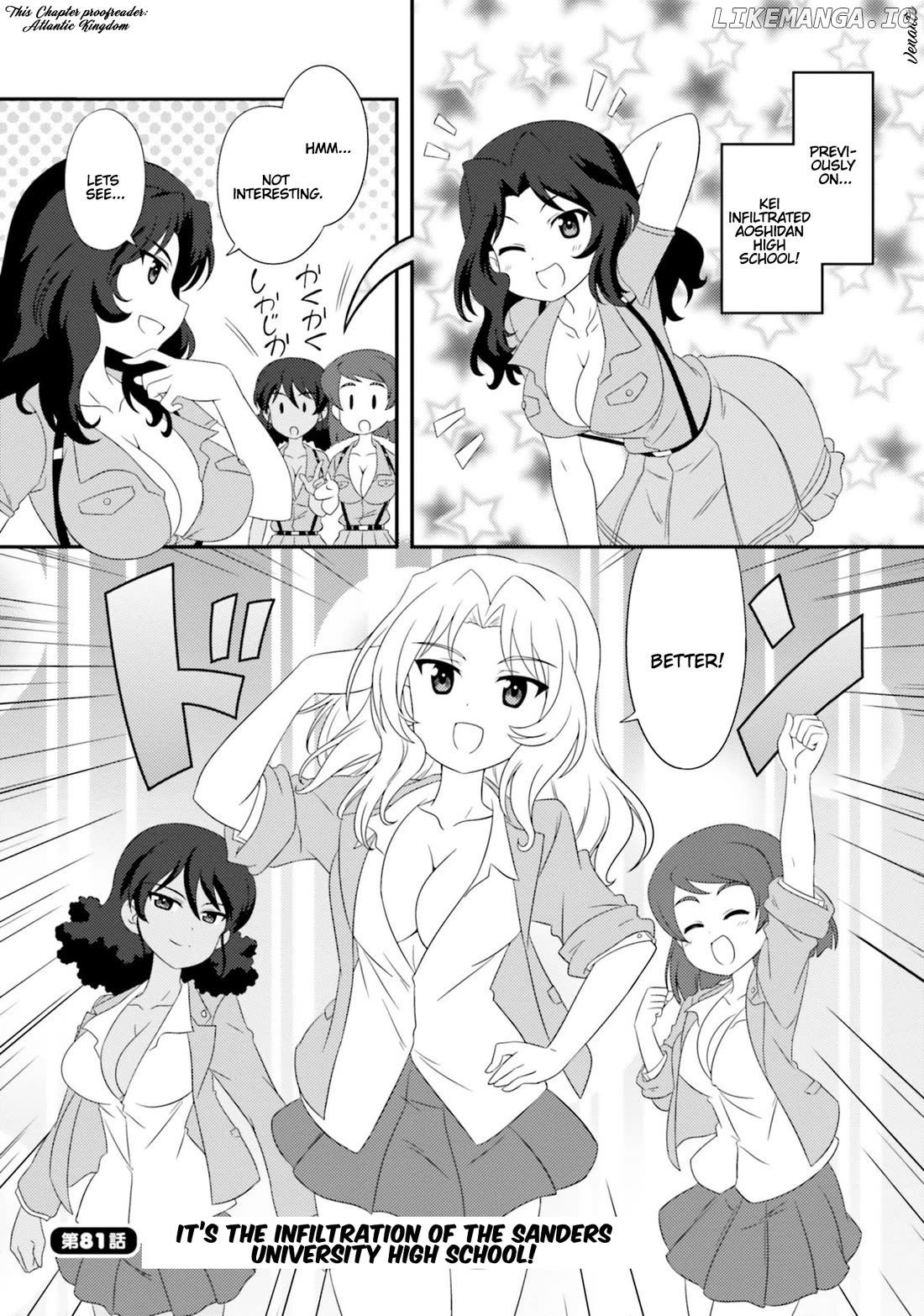 Girls Und Panzer Motto Love Love Sakusen Desu! Chapter 81 - page 1