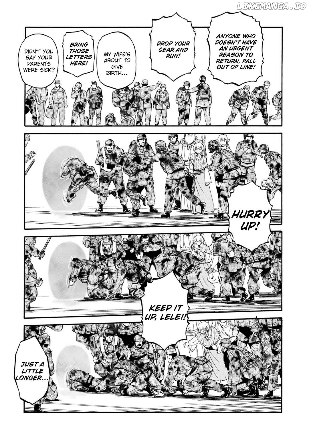 Gate - Jietai Kare no Chi nite, Kaku Tatakeri Chapter 142 - page 32