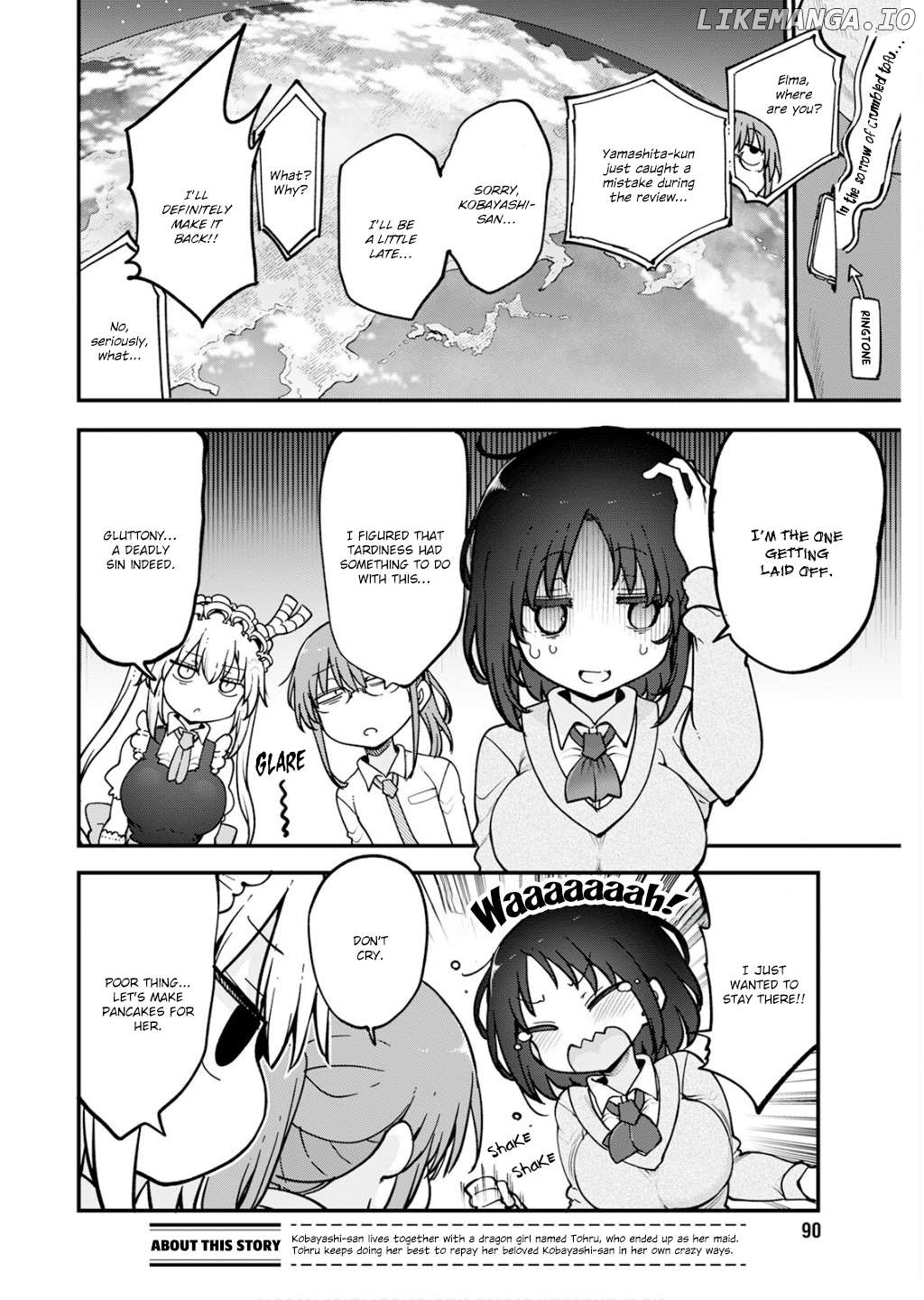Kobayashi-San Chi No Maid Dragon Chapter 161 - page 4