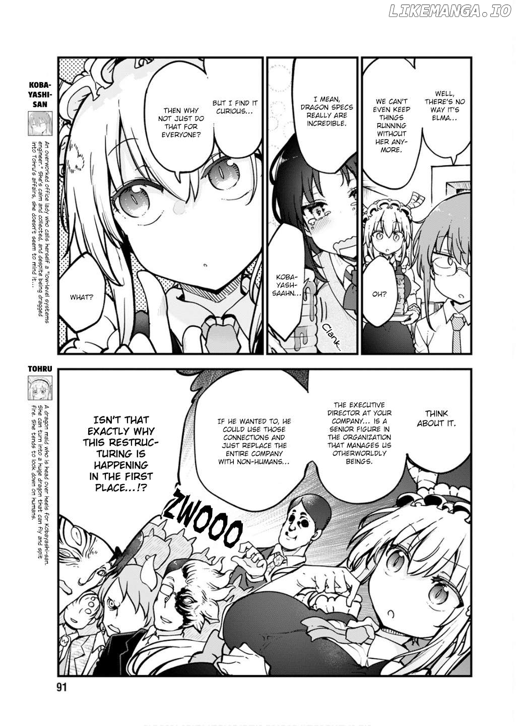 Kobayashi-San Chi No Maid Dragon Chapter 161 - page 5