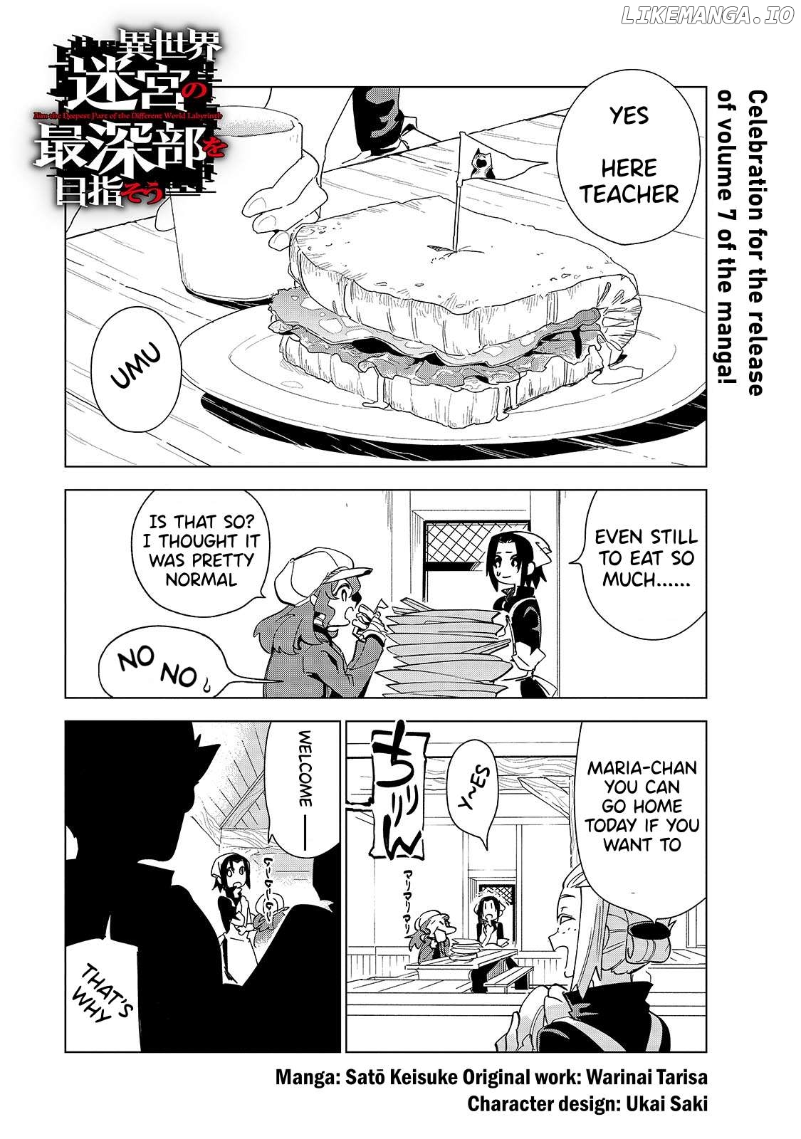 Isekai Meikyuu No Saishinbu O Mezasou Chapter 35.5 - page 1