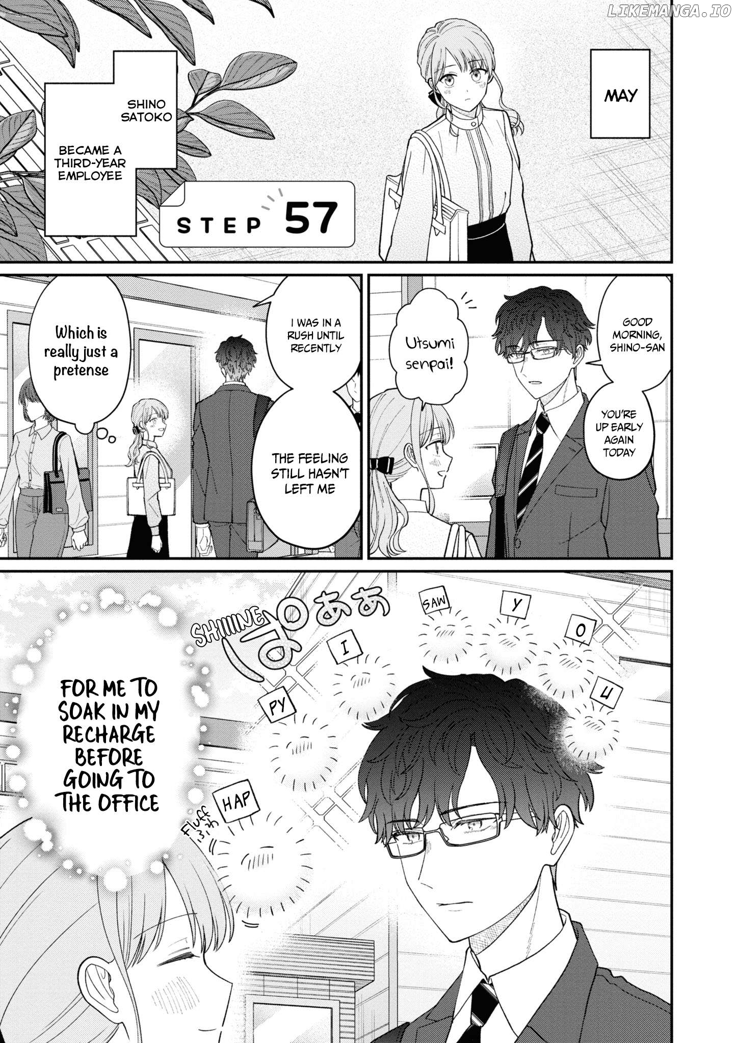 The New-Hire Who Could "Read" Emotions and the Unsociable Senpai Chapter 57 - page 1