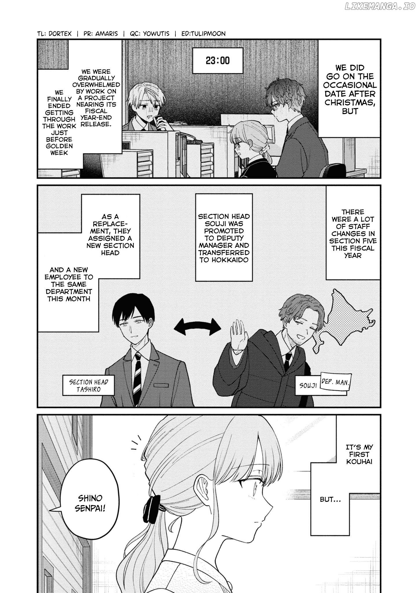 The New-Hire Who Could "Read" Emotions and the Unsociable Senpai Chapter 57 - page 2