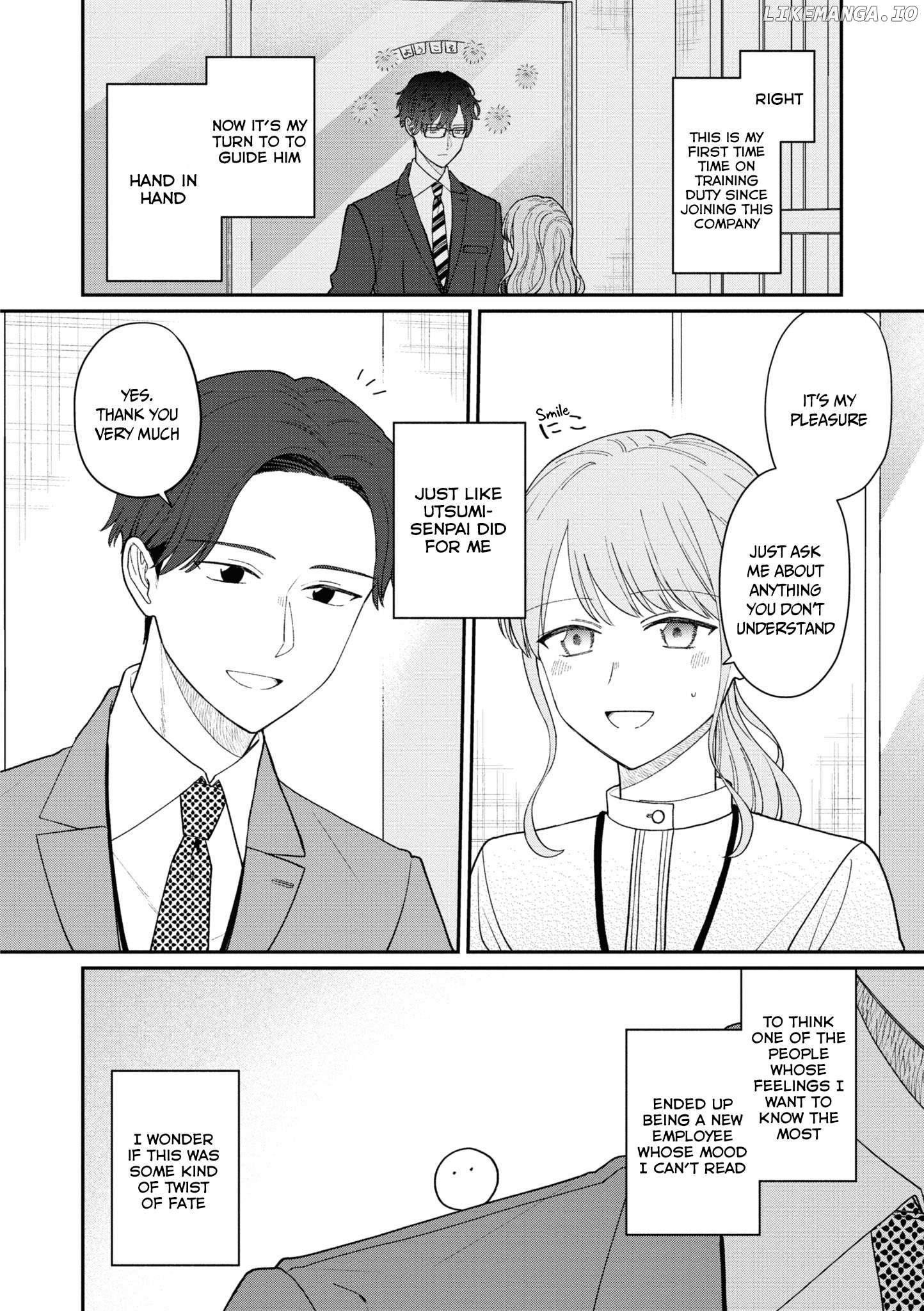 The New-Hire Who Could "Read" Emotions and the Unsociable Senpai Chapter 57 - page 6