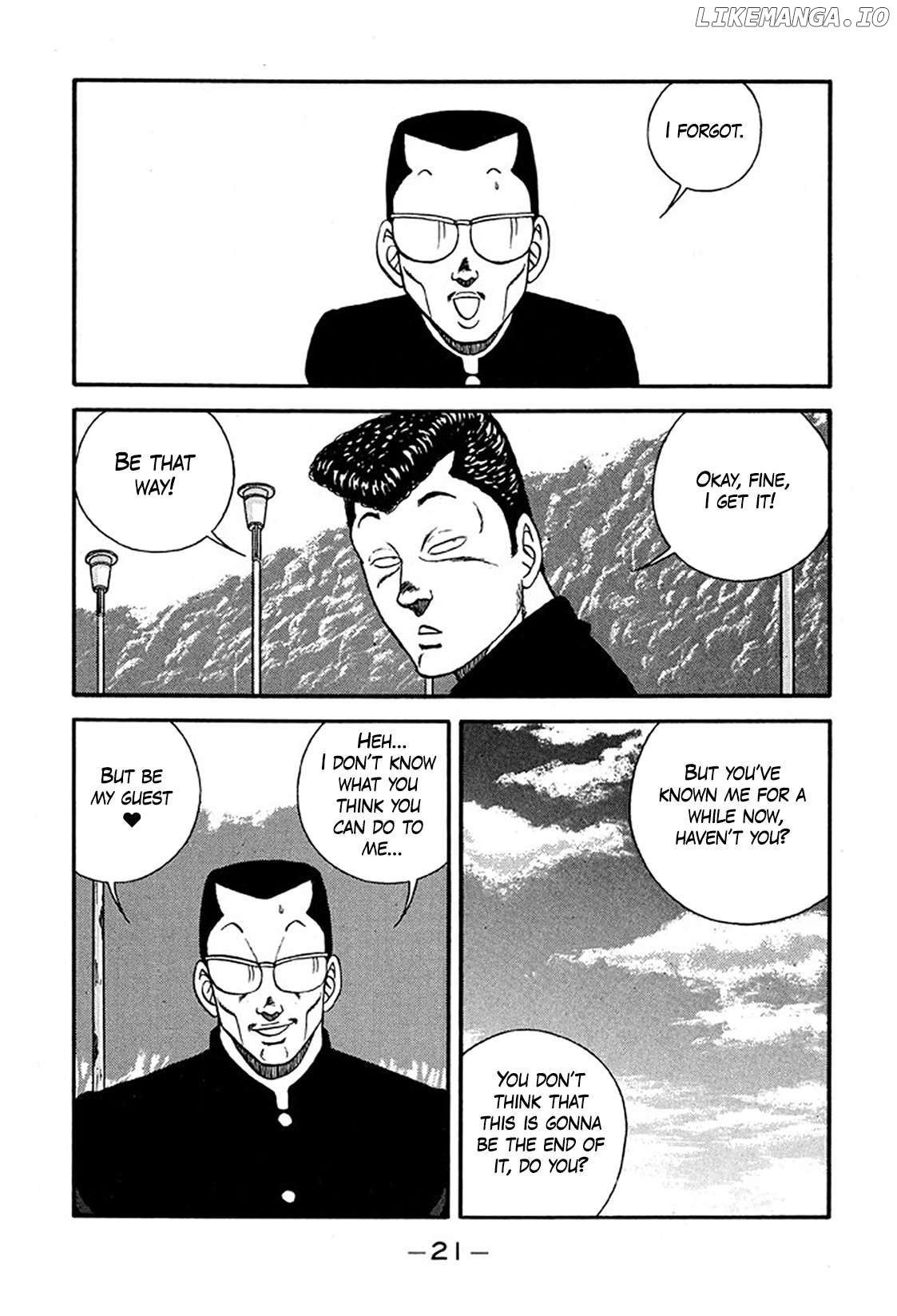 Be-Bop-Highschool Chapter 217 - page 21