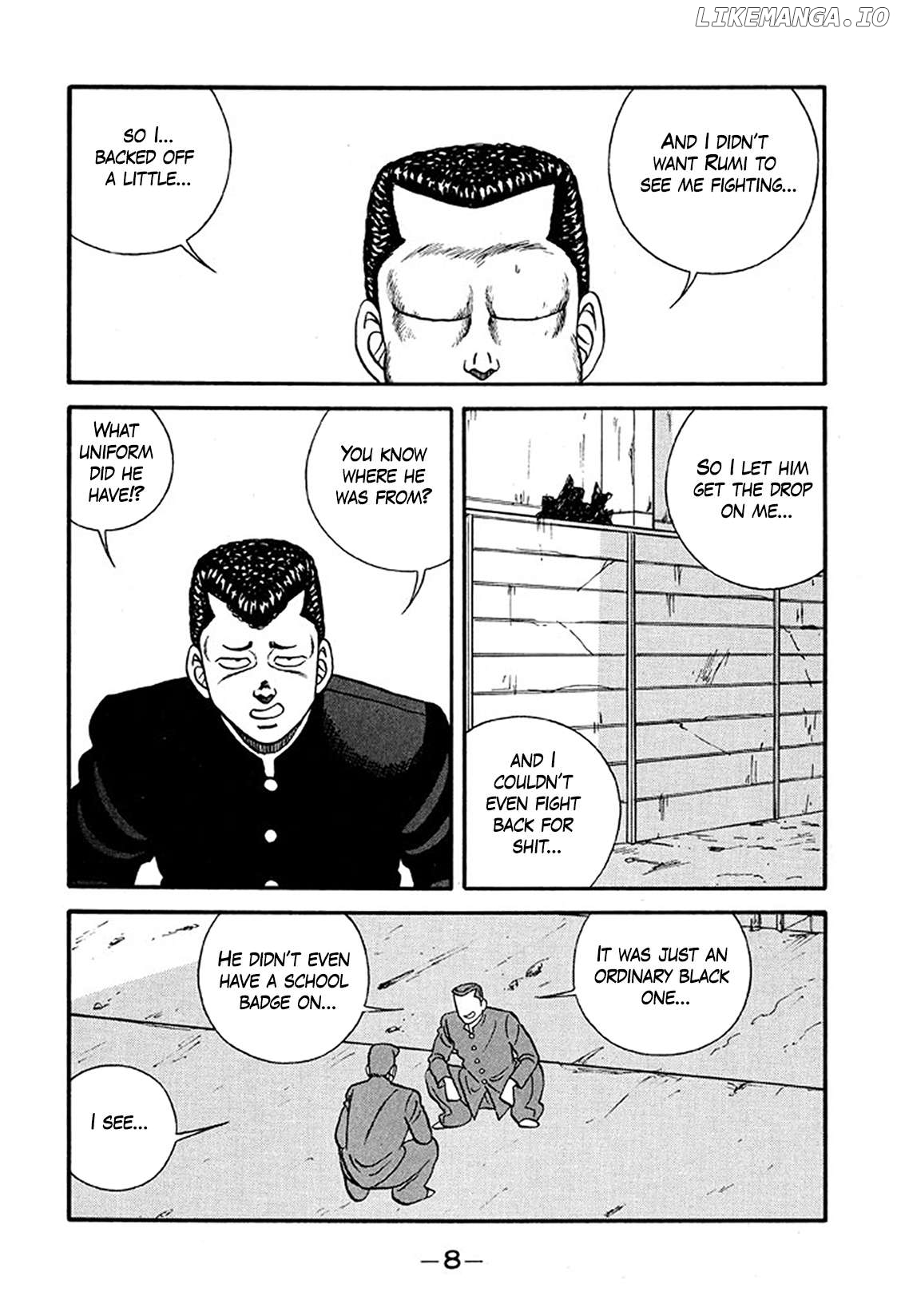 Be-Bop-Highschool Chapter 217 - page 8