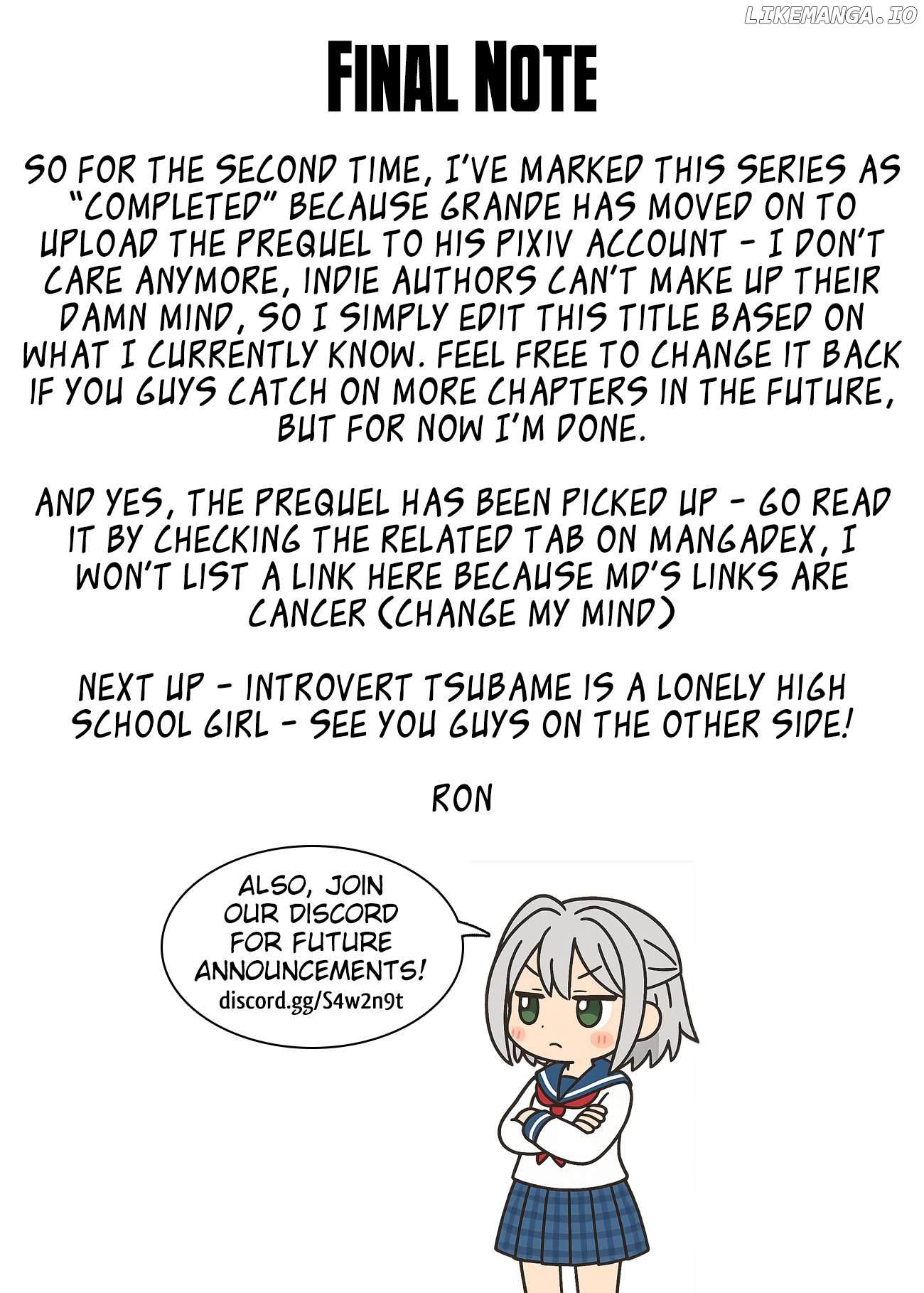 Introvert Tsubame Wants To Change Chapter 30 - page 3