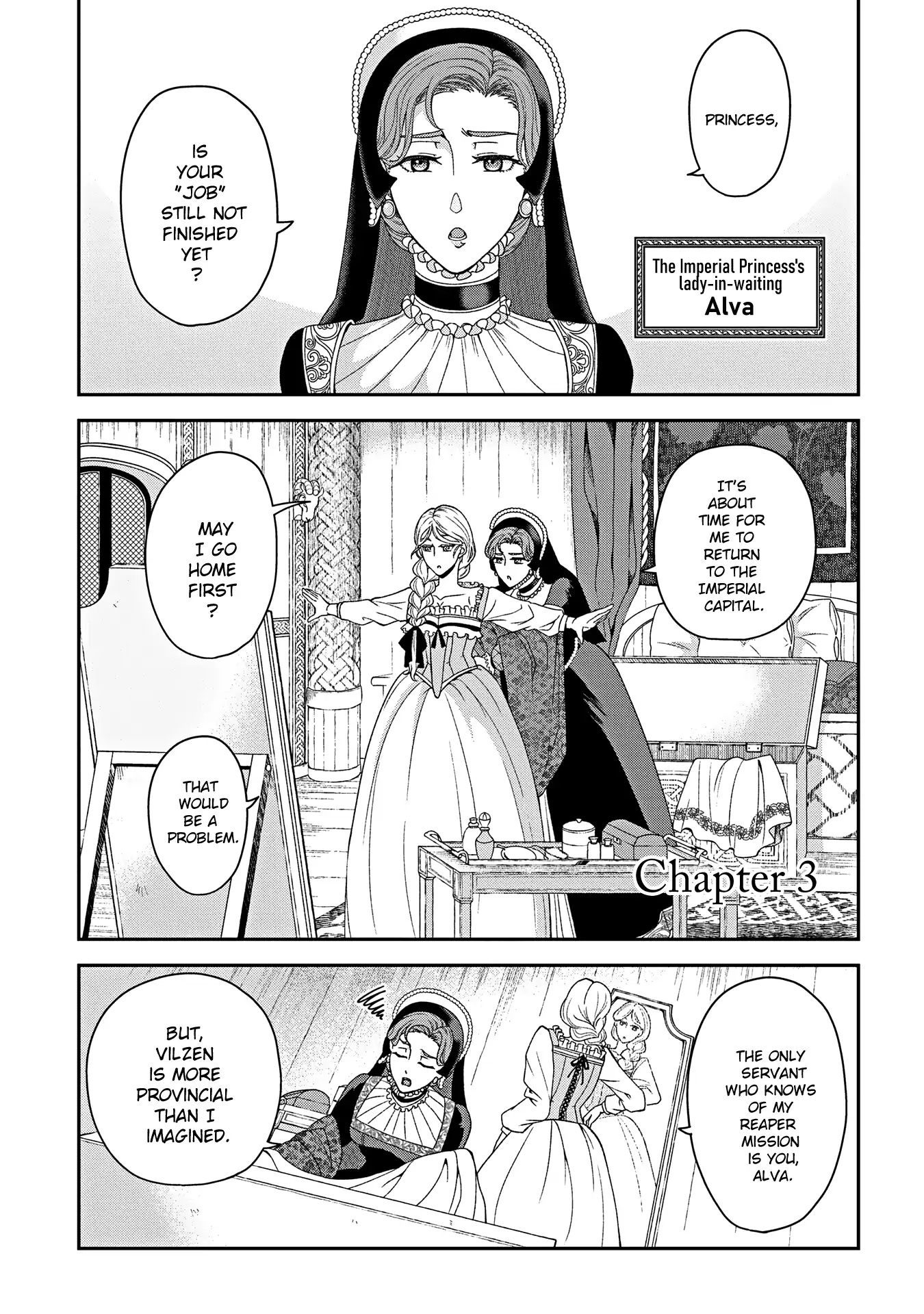 Shinigami Oujo No Kekkon Chapter 3 - page 3