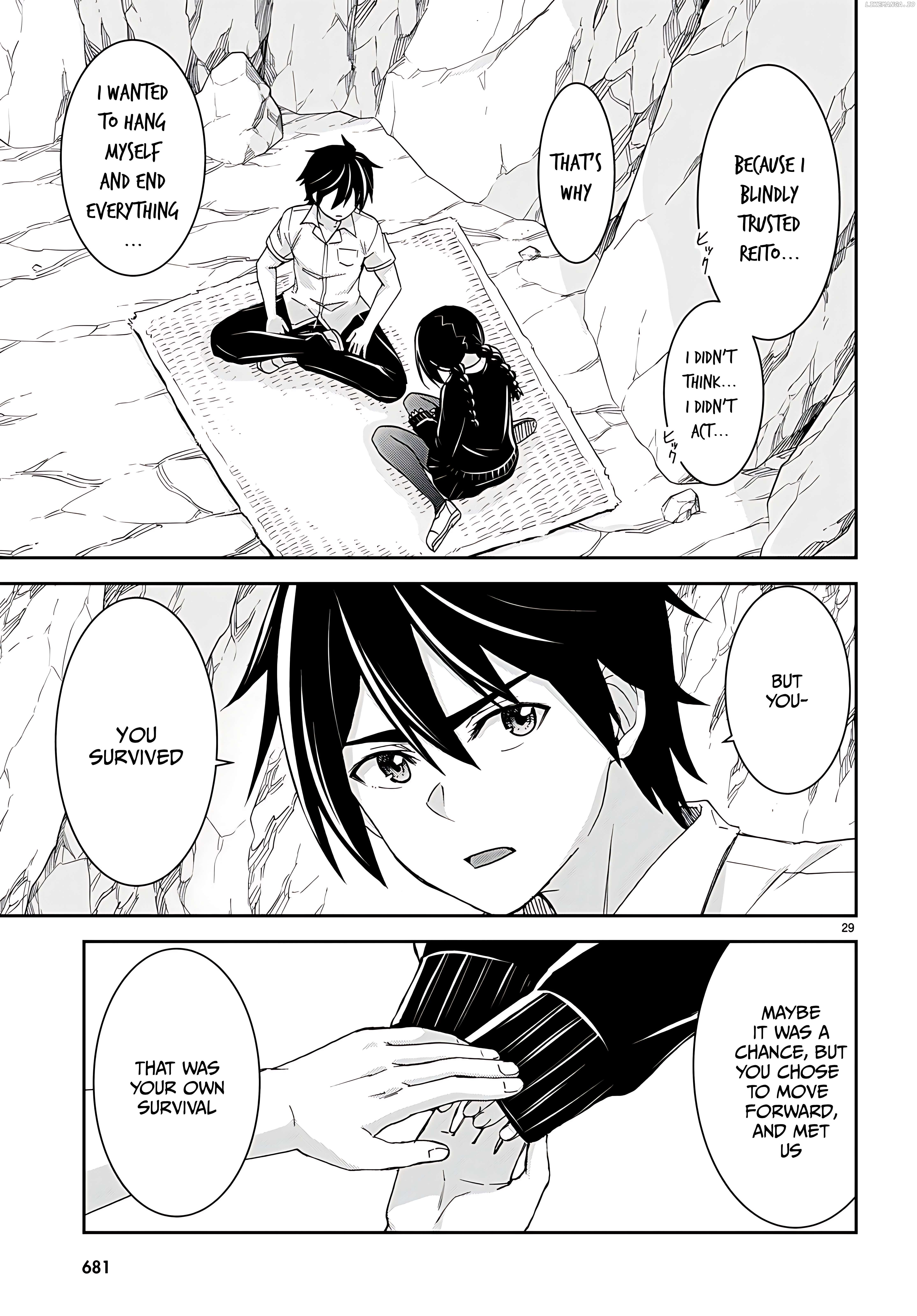 Isekai Yurutto Survival Seikatsu: Gakkou no Minna to Isekai no Mujintou ni Tenishitakedo Ore Dake Rakushou desu Chapter 29 - page 30