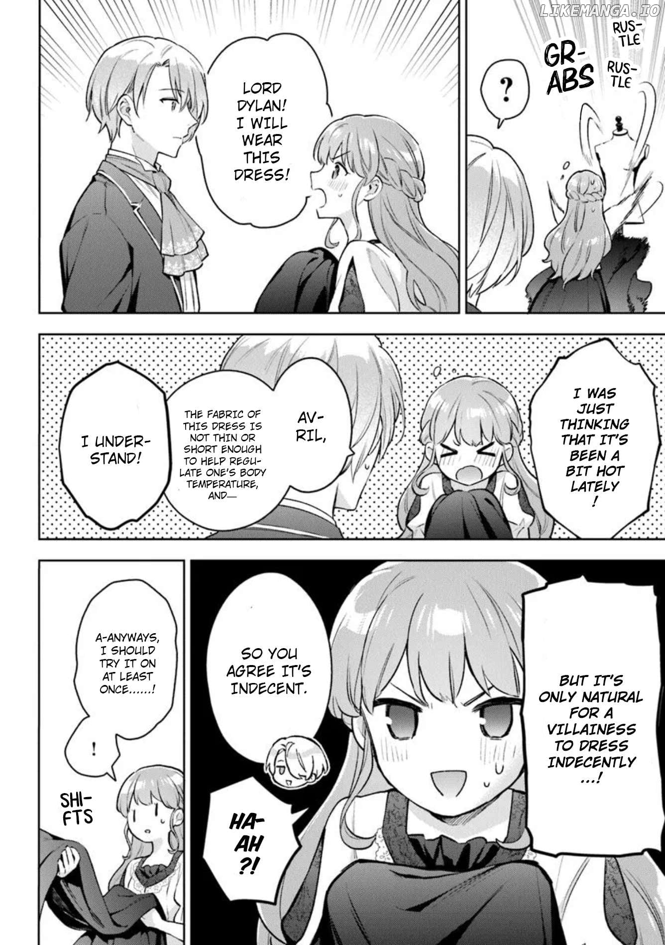 An Incompetent Woman Wants to Be a Villainess ~The Young Lady Who Married as a Substitute for Her Stepsister Didn't Notice the Duke's Doting~ Chapter 17 - page 4