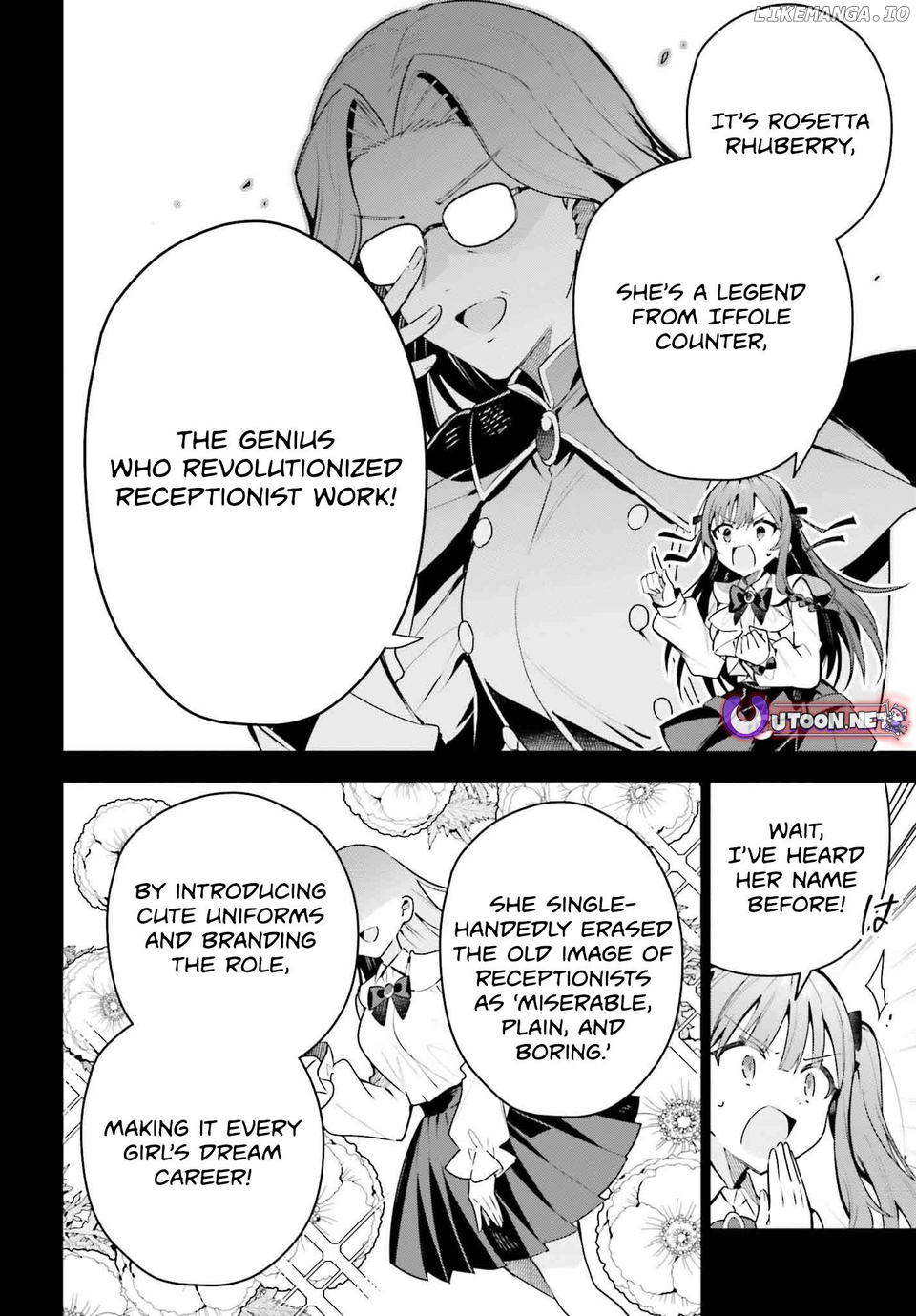 I’m the guild receptionist, but since I don’t want to work overtime, I think I’ll just solo the boss Chapter 41 - page 12
