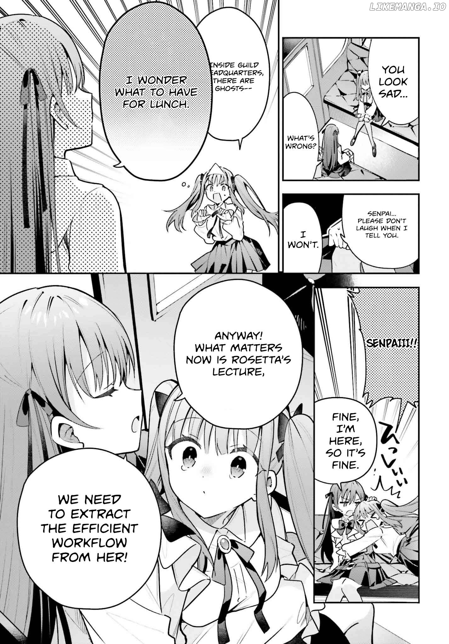 I’m the guild receptionist, but since I don’t want to work overtime, I think I’ll just solo the boss Chapter 41 - page 17